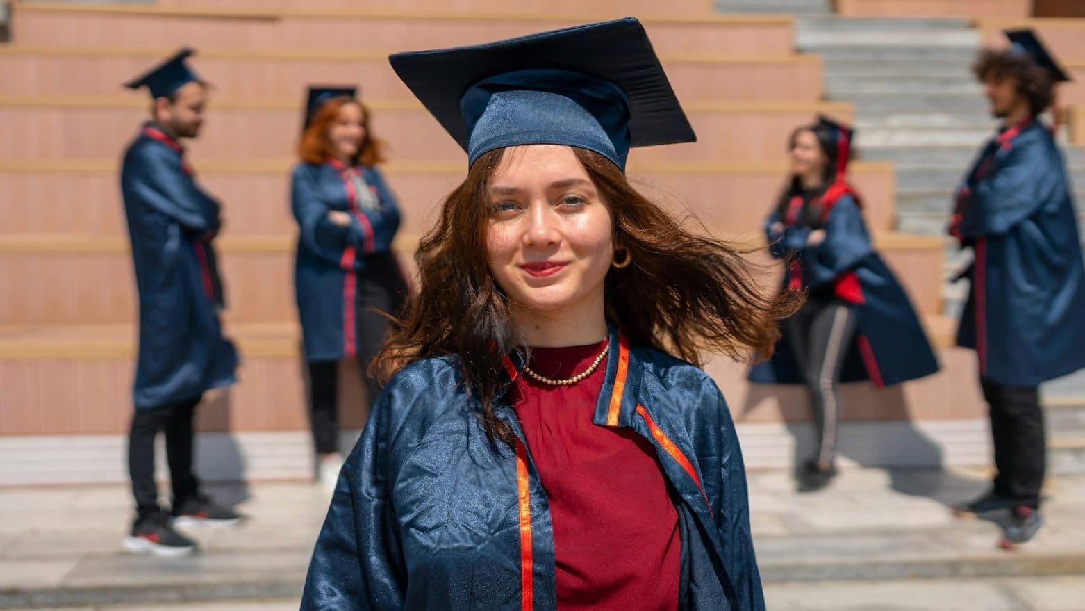 Atmospheric university campus