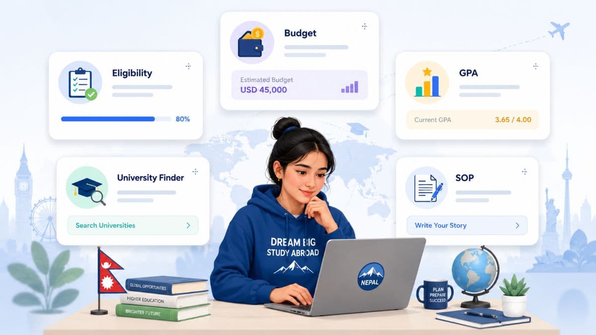 5 Free Study Abroad Tools Every Nepali Student Should Use Before Applying - study abroad article by Espot International Education Consultancy